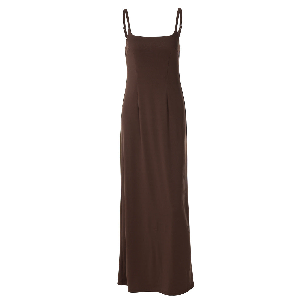 Zendea Women's Spaghetti Strap Maxi Dress Slim Fit Stretch Polyester Long Dress